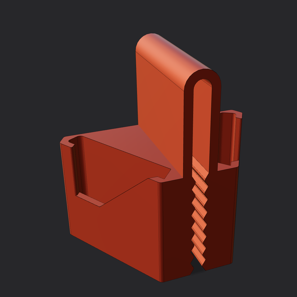 CourtCapture - Custom 3D Net Phone Holder