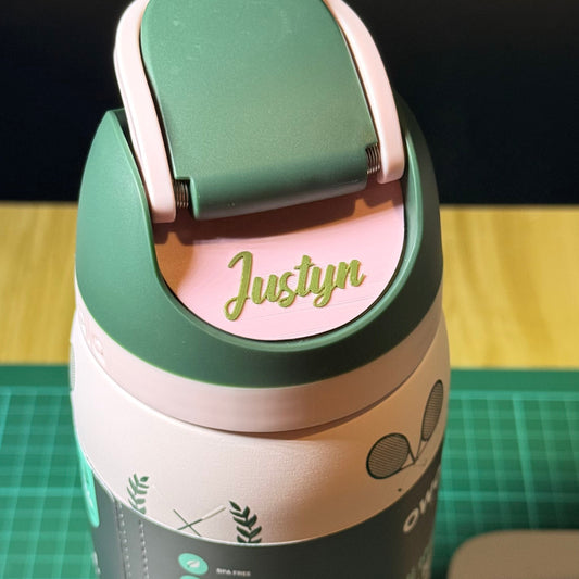 Bendertag for Owala Freesip & Hilee Tumbler - Personalized Water Bottle Name Plate