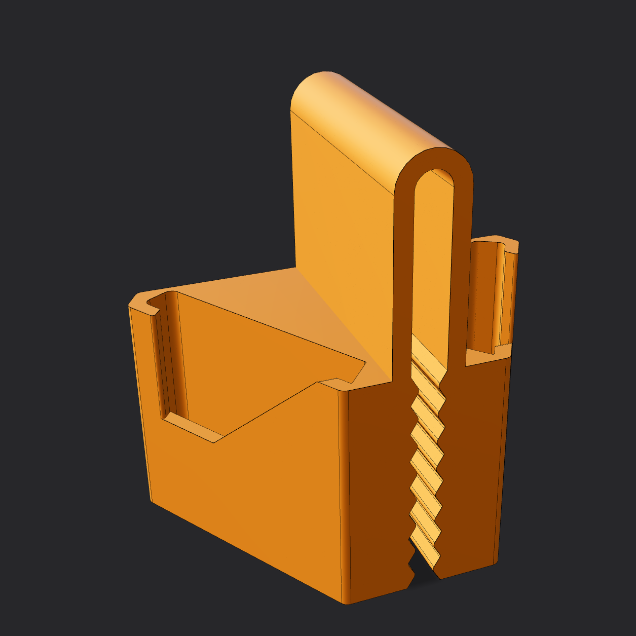 CourtCapture - Custom 3D Net Phone Holder